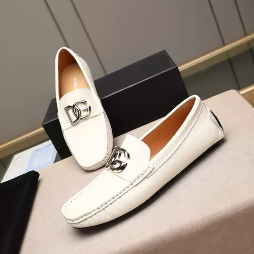 Dolce &amp; Gabbana D&amp;G Leather Shoes For Men #1356194 $80.00 USD, Wholesale Replica Dolce &amp; Gabbana D&amp;G Leather Shoes
