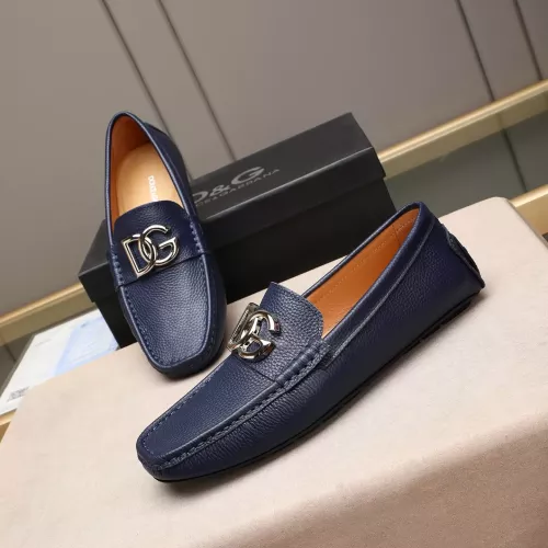 Dolce &amp; Gabbana D&amp;G Leather Shoes For Men #1356195 $80.00 USD, Wholesale Replica Dolce &amp; Gabbana D&amp;G Leather Shoes