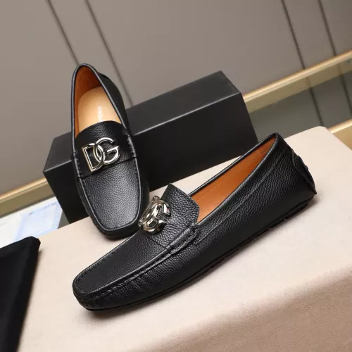 Dolce &amp; Gabbana D&amp;G Leather Shoes For Men #1356196 $80.00 USD, Wholesale Replica Dolce &amp; Gabbana D&amp;G Leather Shoes