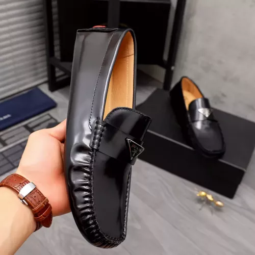 Replica Prada Leather Shoes For Men #1356274 $80.00 USD for Wholesale