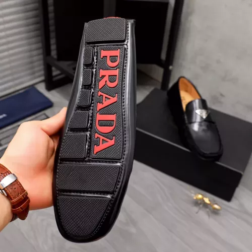 Replica Prada Leather Shoes For Men #1356274 $80.00 USD for Wholesale