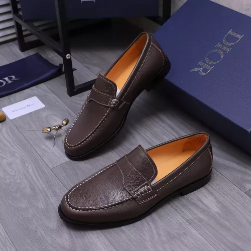 Christian Dior Leather Shoes For Men #1356278 $105.00 USD, Wholesale Replica Christian Dior Leather Shoes