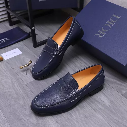 Christian Dior Leather Shoes For Men #1356279 $105.00 USD, Wholesale Replica Christian Dior Leather Shoes