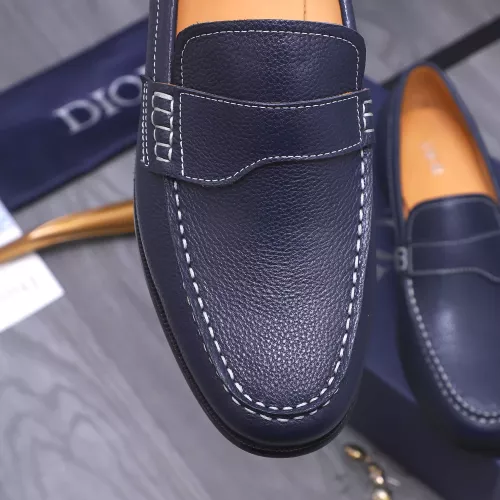Replica Christian Dior Leather Shoes For Men #1356279 $105.00 USD for Wholesale