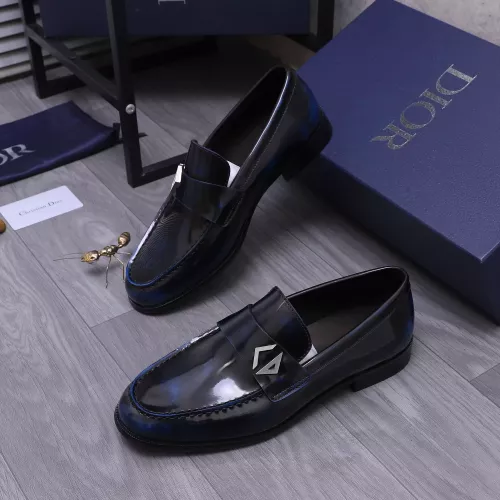Christian Dior Leather Shoes For Men #1356289 $105.00 USD, Wholesale Replica Christian Dior Leather Shoes