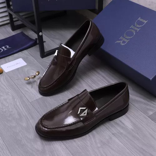 Christian Dior Leather Shoes For Men #1356291 $105.00 USD, Wholesale Replica Christian Dior Leather Shoes