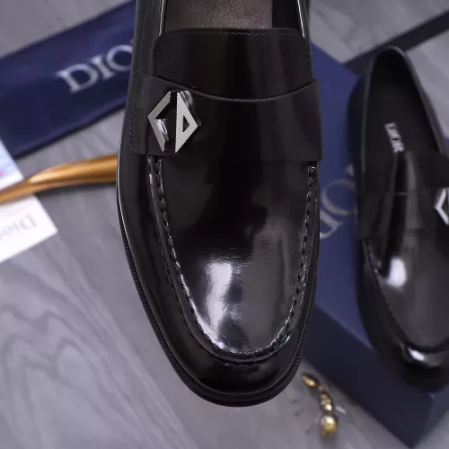 Replica Christian Dior Leather Shoes For Men #1356292 $105.00 USD for Wholesale