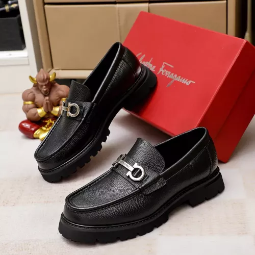 Salvatore Ferragamo Leather Shoes For Men #1356315 $88.00 USD, Wholesale Replica Salvatore Ferragamo Leather Shoes