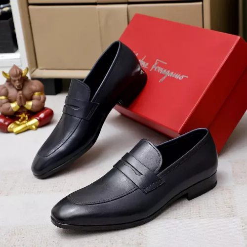 Salvatore Ferragamo Leather Shoes For Men #1356319 $88.00 USD, Wholesale Replica Salvatore Ferragamo Leather Shoes