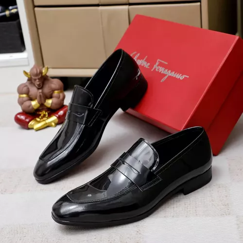 Salvatore Ferragamo Leather Shoes For Men #1356326 $88.00 USD, Wholesale Replica Salvatore Ferragamo Leather Shoes