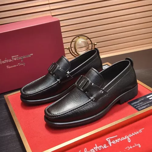 Salvatore Ferragamo Leather Shoes For Men #1356492 $96.00 USD, Wholesale Replica Salvatore Ferragamo Leather Shoes