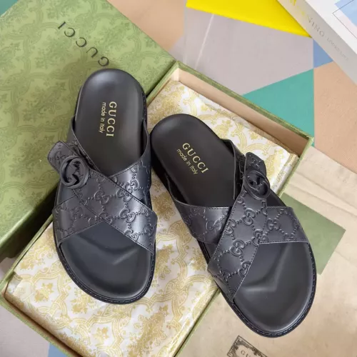 Gucci Slippers For Men #1356668 $60.00 USD, Wholesale Replica Gucci Slippers
