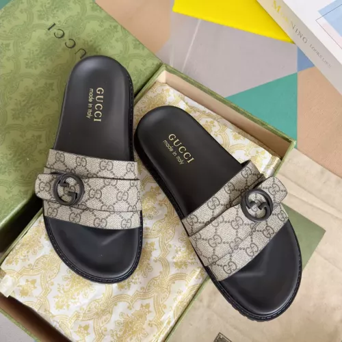 Gucci Slippers For Men #1356674 $60.00 USD, Wholesale Replica Gucci Slippers