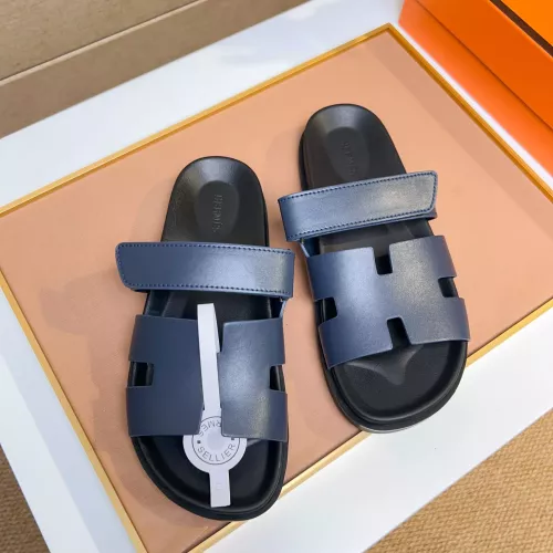 Replica Hermes Slippers For Men #1356875 $56.00 USD for Wholesale