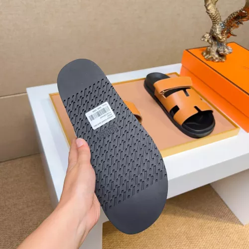 Replica Hermes Slippers For Men #1356879 $56.00 USD for Wholesale
