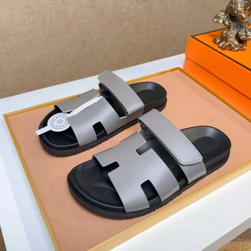 Hermes Slippers For Men #1356881 $56.00 USD, Wholesale Replica Hermes Slippers
