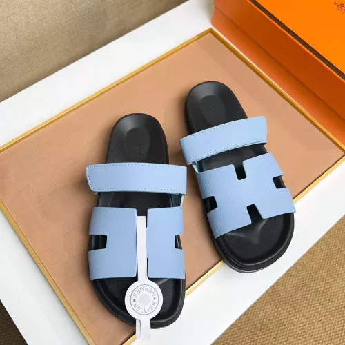 Replica Hermes Slippers For Men #1356887 $56.00 USD for Wholesale