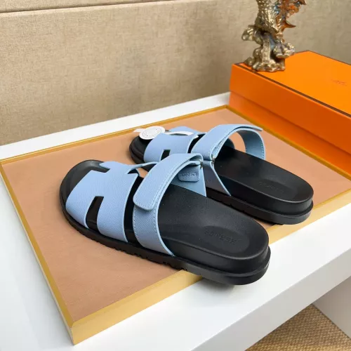 Replica Hermes Slippers For Men #1356887 $56.00 USD for Wholesale