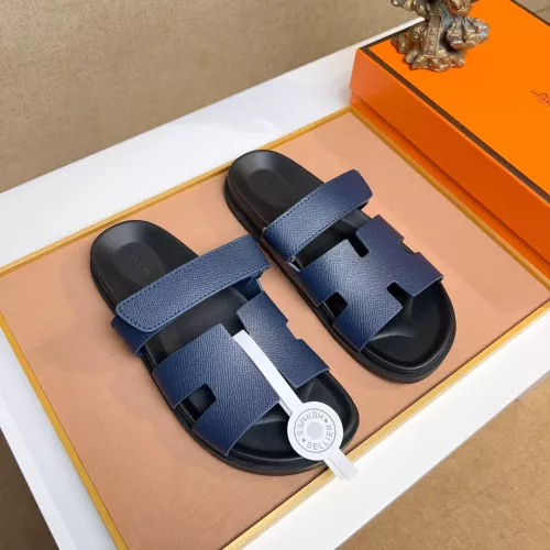 Replica Hermes Slippers For Men #1356896 $56.00 USD for Wholesale