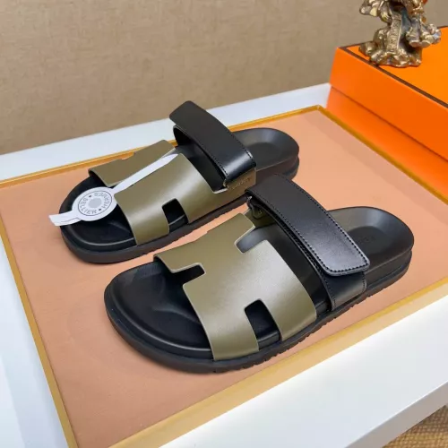 Hermes Slippers For Men #1356946 $56.00 USD, Wholesale Replica Hermes Slippers