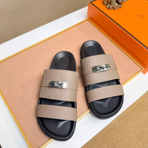 Replica Hermes Slippers For Women #1356957 $56.00 USD for Wholesale