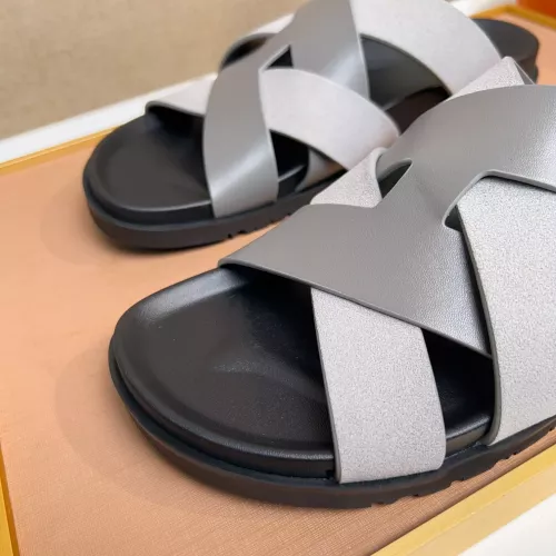 Replica Hermes Slippers For Men #1356969 $56.00 USD for Wholesale