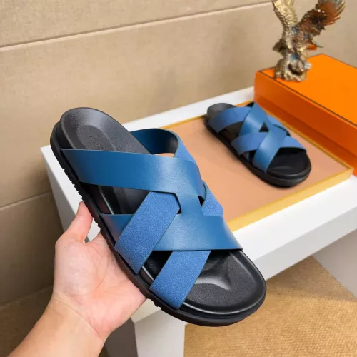 Replica Hermes Slippers For Women #1356977 $56.00 USD for Wholesale
