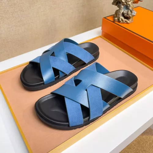 Hermes Slippers For Men #1356978 $56.00 USD, Wholesale Replica Hermes Slippers