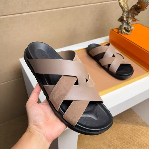 Replica Hermes Slippers For Women #1356979 $56.00 USD for Wholesale