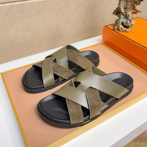 Hermes Slippers For Women #1356989 $56.00 USD, Wholesale Replica Hermes Slippers