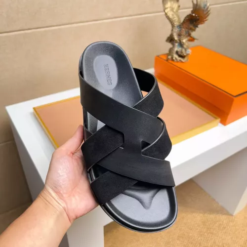 Replica Hermes Slippers For Women #1356992 $56.00 USD for Wholesale