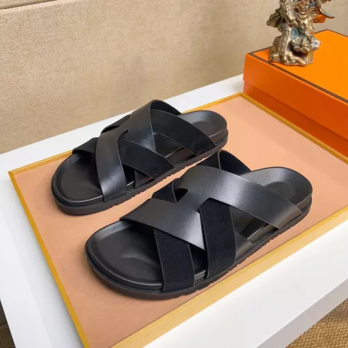 Hermes Slippers For Men #1356993 $56.00 USD, Wholesale Replica Hermes Slippers