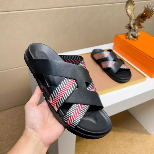 Replica Hermes Slippers For Men #1357007 $56.00 USD for Wholesale