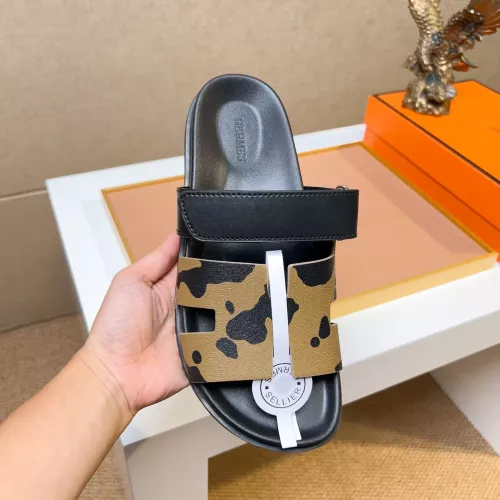 Replica Hermes Slippers For Men #1357053 $56.00 USD for Wholesale
