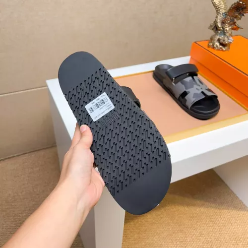 Replica Hermes Slippers For Men #1357058 $56.00 USD for Wholesale