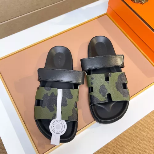 Replica Hermes Slippers For Men #1357063 $56.00 USD for Wholesale
