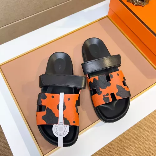 Replica Hermes Slippers For Men #1357073 $56.00 USD for Wholesale