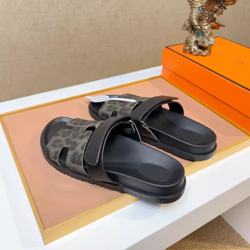 Replica Hermes Slippers For Men #1357083 $56.00 USD for Wholesale