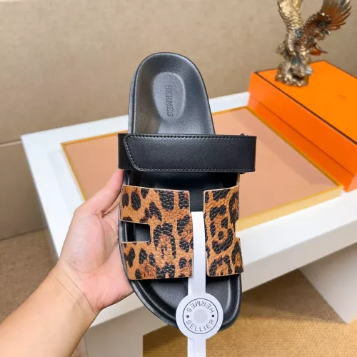Replica Hermes Slippers For Men #1357092 $56.00 USD for Wholesale