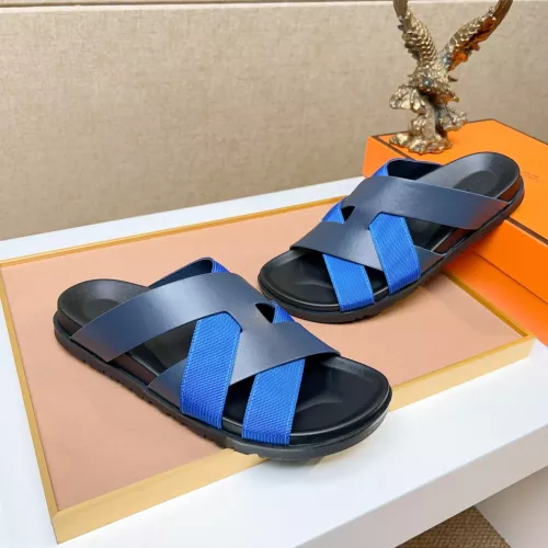 Replica Hermes Slippers For Men #1357123 $56.00 USD for Wholesale
