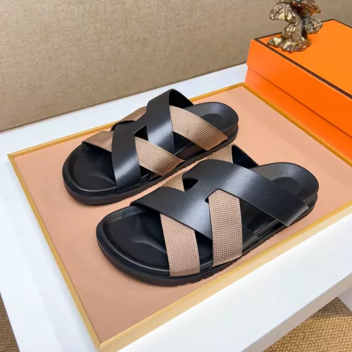 Hermes Slippers For Men #1357125 $56.00 USD, Wholesale Replica Hermes Slippers