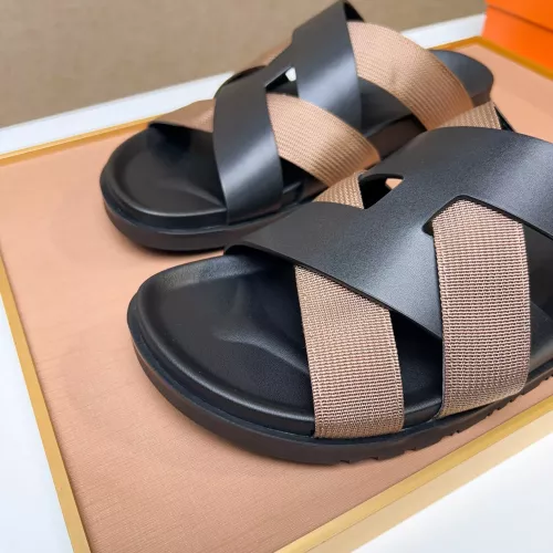 Replica Hermes Slippers For Men #1357125 $56.00 USD for Wholesale