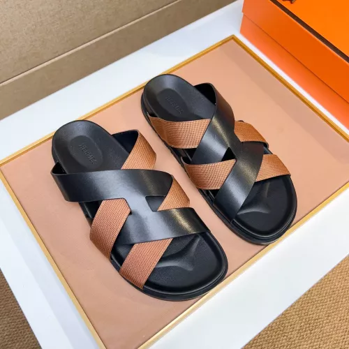 Replica Hermes Slippers For Men #1357127 $56.00 USD for Wholesale