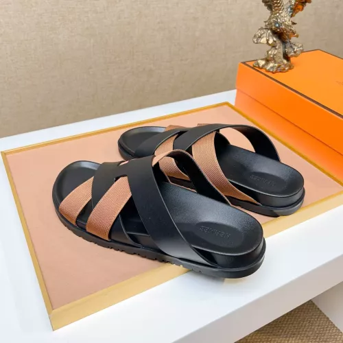 Replica Hermes Slippers For Men #1357127 $56.00 USD for Wholesale