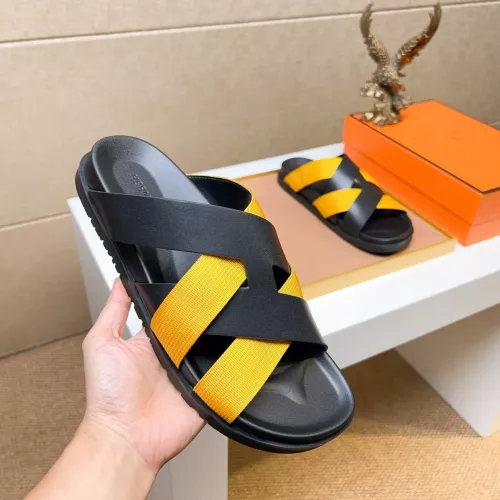 Replica Hermes Slippers For Men #1357133 $56.00 USD for Wholesale