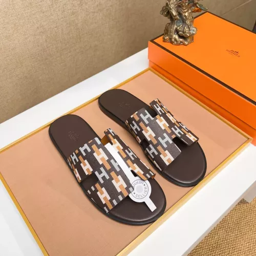 Hermes Slippers For Men #1357137 $48.00 USD, Wholesale Replica Hermes Slippers