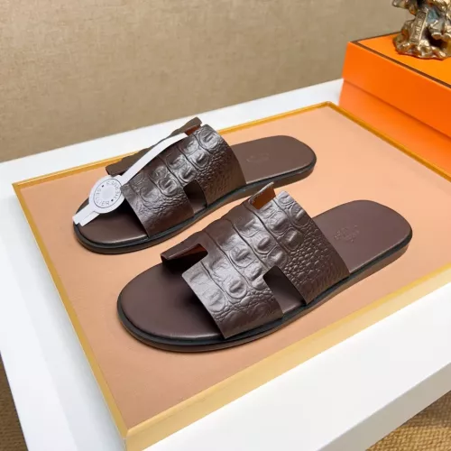 Hermes Slippers For Men #1357160 $48.00 USD, Wholesale Replica Hermes Slippers