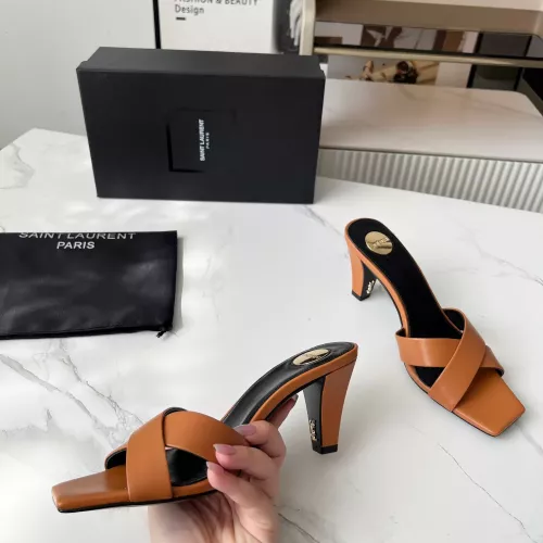 Replica Yves Saint Laurent YSL Slippers For Women #1357274 $92.00 USD for Wholesale