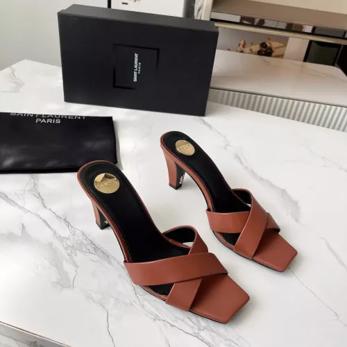 Replica Yves Saint Laurent YSL Slippers For Women #1357275 $92.00 USD for Wholesale