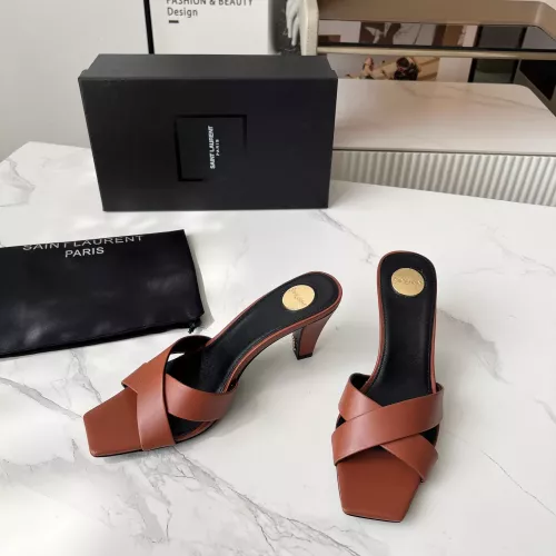 Replica Yves Saint Laurent YSL Slippers For Women #1357275 $92.00 USD for Wholesale